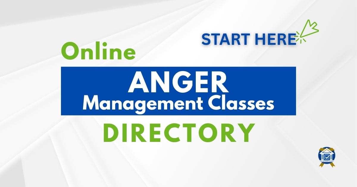 Online Anger Management Classes, completion certificate included.