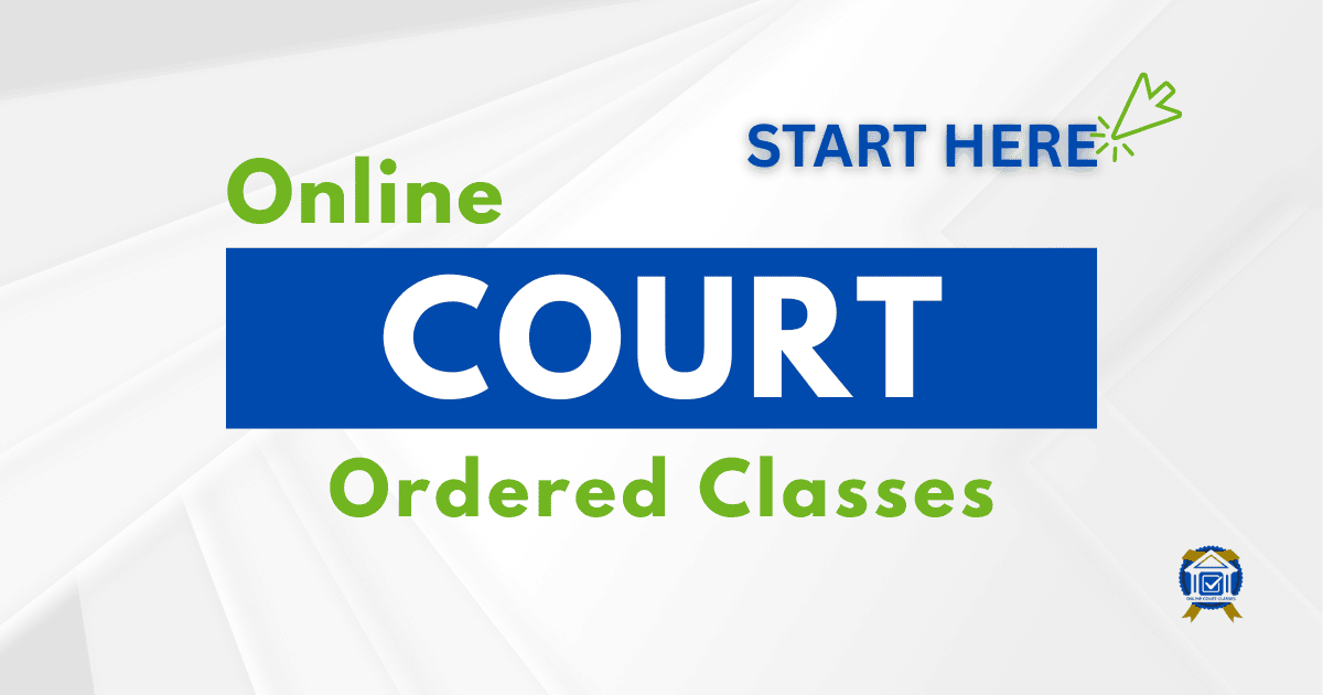 Online court-ordered classes: BIP/BIPP, Anger, Impulse. Certificate included.